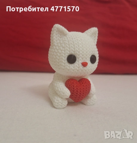 Коте фигурка, снимка 2 - Декорация за дома - 54093678