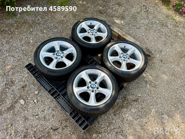 Алуминиеви джанти 17цола 5x120 + НОВИ ГУМИ DOT2625 Kumho за BMW X3,X4,E87,E60,F20,E90,F22, снимка 3 - Гуми и джанти - 54768548