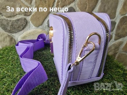 Marc Jacobs Дамска Светло Лилава Чанта С Дълга Текстилна Дръжка За През Рамо Код malkite-29722, снимка 2 - Чанти - 55042229