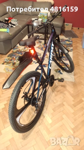 Продавам велосипед MTB CARPAT EVOLUTION 27.5 инча. Чисто нов, само е пробван. 280 евро. , снимка 9 - Велосипеди - 54401455