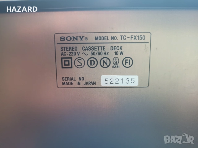 SONY TC-FX150, снимка 6 - Декове - 54900219