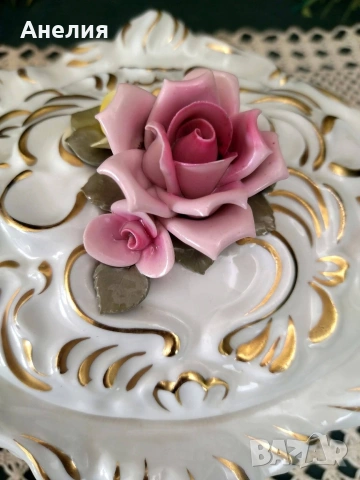 Dresden приказен съд с капак, снимка 4 - Декорация за дома - 54318054