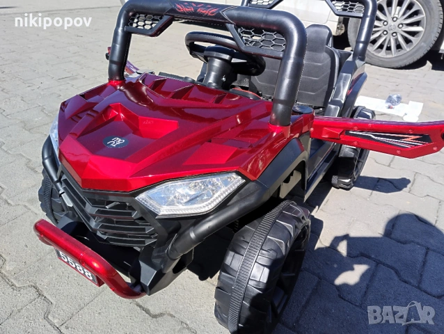 TEXAS акумулаторен джип FAST UTV червен, снимка 9 - Детски велосипеди, триколки и коли - 54811693