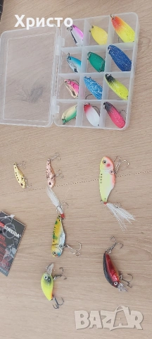 Оферта! Нов спининг к-т от карбонова въдица 4метра с макара влакно и примамки , снимка 4 - Въдици - 53980392