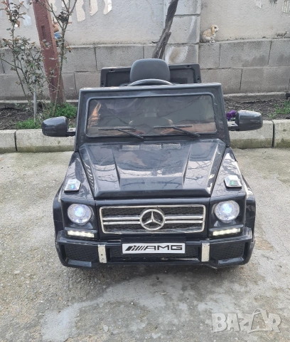 Детски акумулаторен джип Mercedes G-Class (G65) – Черен, снимка 2 - Детски велосипеди, триколки и коли - 53980785