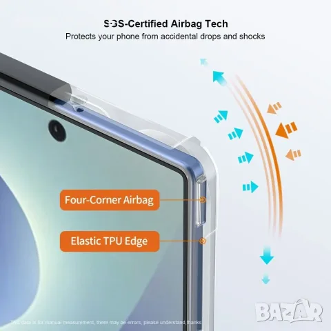 XUNDD за Samsung Galaxy Z Fold8 Ultra Удароустойчив Airbag TPU + Акрил Калъф с Прозрачен Гръб и Скри, снимка 5 - Калъфи, кейсове - 55524037