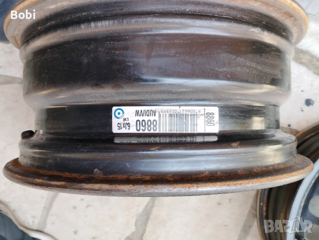 Железни джанти 13"4х100 и 15" 5х112, снимка 4 - Гуми и джанти - 55107715
