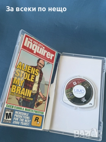 Grand Theft Auto Vice City Stories + КАРТА , Оригинална Игра за PSP , GTA, снимка 4 - Игри за PlayStation - 55301129