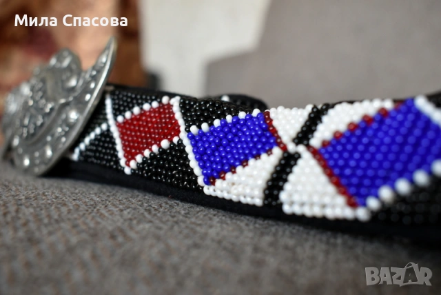 Мънистен колан за народна носия