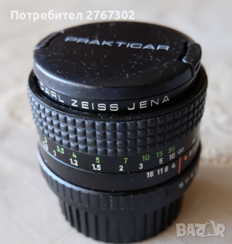 Carl Zeiss Jena Pancolar Prakticar 50mm F1.4 Lens. Practicar Mount, снимка 2 - Обективи и филтри - 54317181