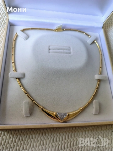 DAMIANI ЗЛАТНО КОЛИЕ С ДИАМАНТИ 