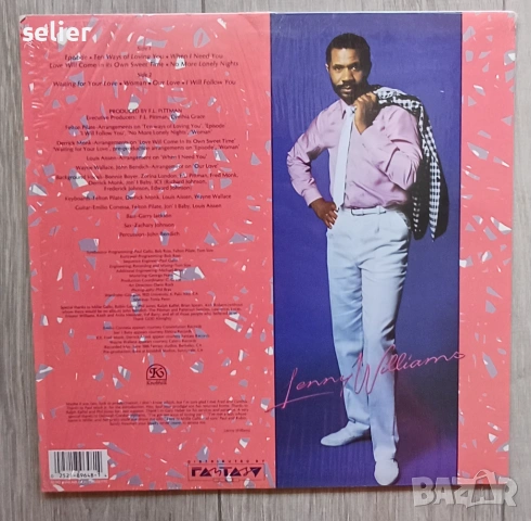 Lenny Williams ‎– New Episode Издание 🇺🇸 USA 1986г Стил:Funk / Soul Състояние на винила:MINT Състо, снимка 2 - Грамофонни плочи - 54401610