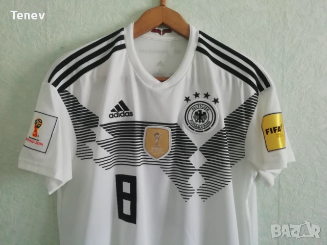 Germany Toni Kroos Adidas World Cup 2018 оригинална тениска фланелка Германия Кроос екип , снимка 3 - Тениски - 48634495