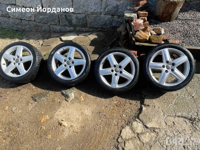 Джанти 17ки 5х112 с гуми МИШЕЛИН, снимка 2 - Гуми и джанти - 53983741