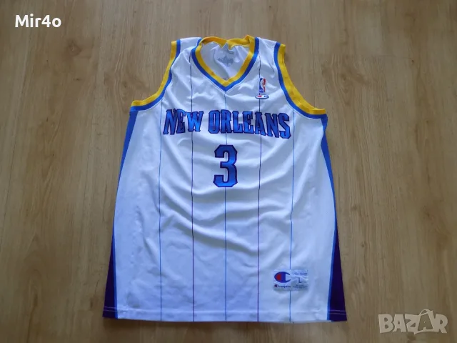 баскетболен потник dallas mavericks nowitzki nike/new orleans chris paul champion мъжки оригинал L, снимка 10 - Спортни дрехи, екипи - 50434821