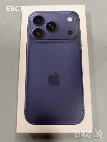 НЕРАЗПЕЧАТАН IPHONE 17 PRO 256Gb Deep Blue Гаранция 48м, снимка 2 - Apple iPhone - 55190386