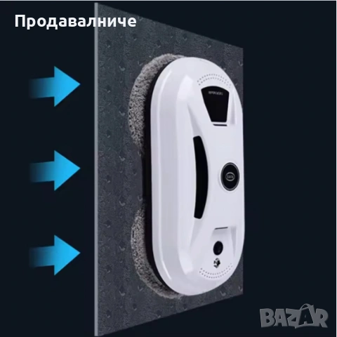 Интелигентен робот за почистване на прозорци с двойни въртящи се падове и вакуум 2800Pa, снимка 2 - Мопове, кофи, четки и метли - 54249189