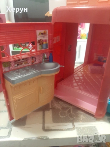 Каравана с барби+Хеликоптер, снимка 3 - Други - 54084002