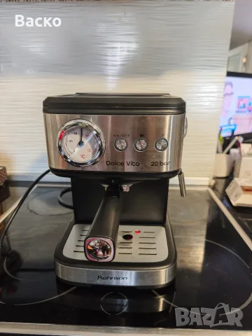 Кафемашина Rohnson R-98035 - за ремонт или части, снимка 3 - Кафемашини - 55342084