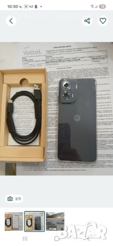 Чисто нов 256GB MOTOROLA 5G с гаранция и застраховка, снимка 2 - Motorola - 54675303