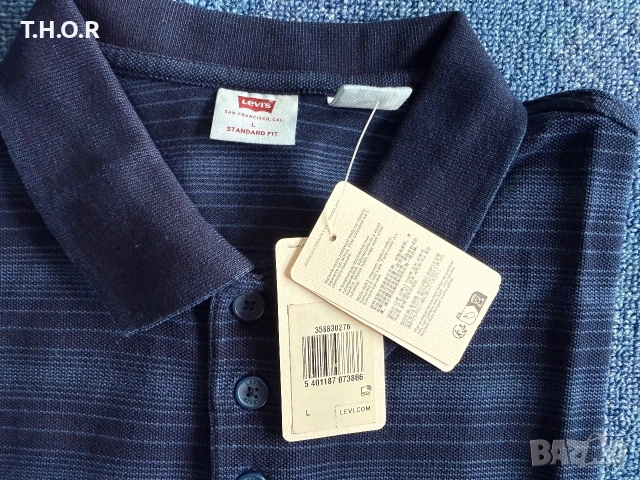 Levis / Levi’s Polo Shirt ОРИГИНАЛНИ мъжки поло тениски - M-L, снимка 5 - Тениски - 54982204