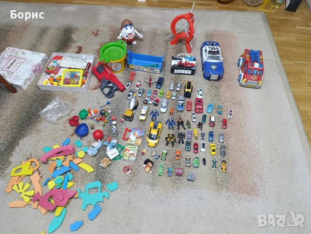 Голям лот детски играчки – Колички, LEGO, Nerf, образователни игри и пособия 