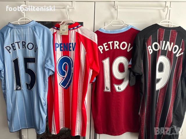 Футболни Тениски Penev Petrov Berbatov Stoichkov Maradona Barcelona Ronaldo, снимка 11 - Футбол - 54080703