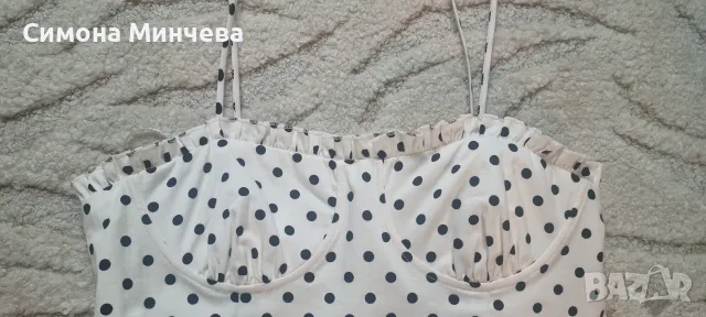 Рокля на точки Zara , снимка 2 - Рокли - 55343964