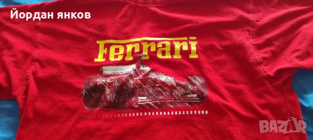 Винтидж оригинална тениска Ferrari F1 (1999 г.) – Размер XXL – Червена