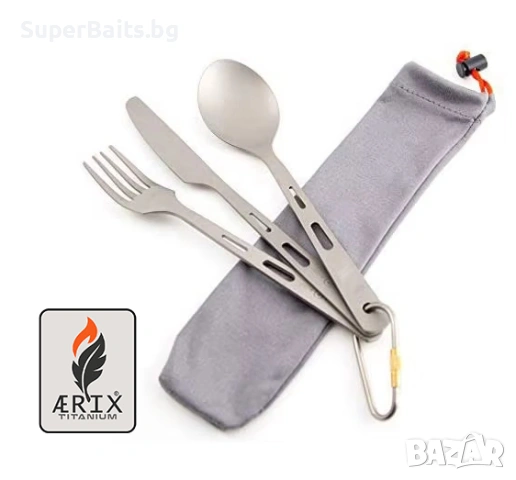 SET Титаниеви прибори, снимка 5 - Екипировка - 54894342