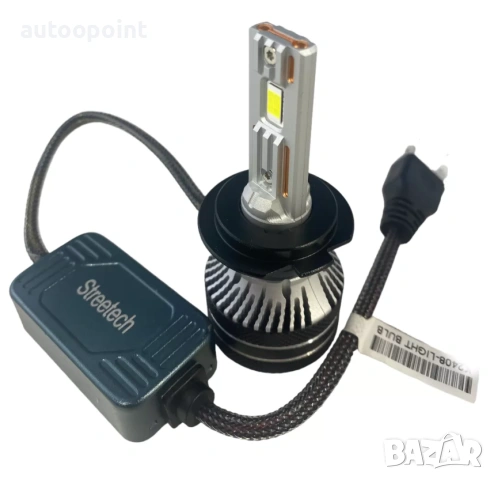 Лед крушки - Led система H7 Streetech модел STN2 за фарове - 150 000 Лукса, 45W - Canbus 6000K - 150, снимка 3 - Аксесоари и консумативи - 54213013