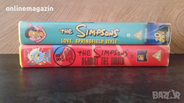 Видеокасети " Семейство Симпсън " VHS, снимка 3 - Други жанрове - 54157309