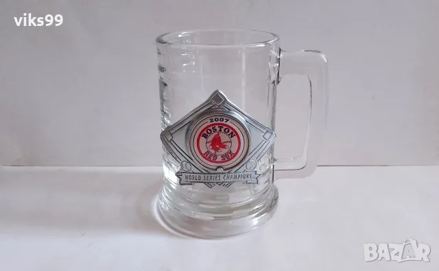 Чаша Boston Red Sox World Series Champions 2007, снимка 2 - Колекции - 55603611
