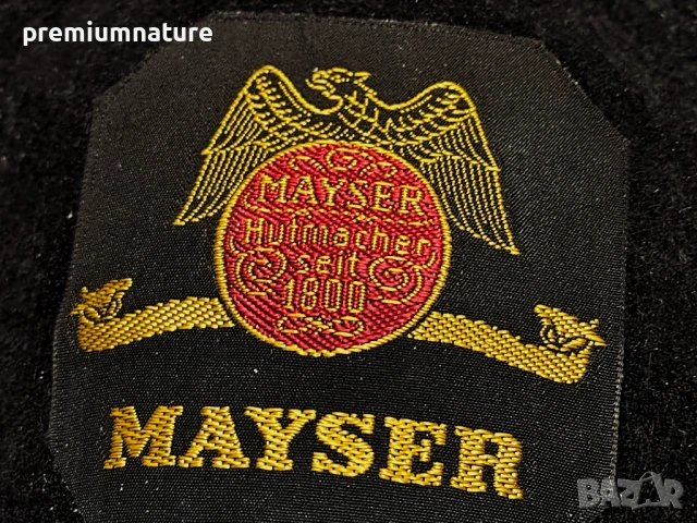 Mayser Hatmcher Seit 1800 Germany / филцова шапка 🟢 в наличност, снимка 2 - Шапки - 54858322