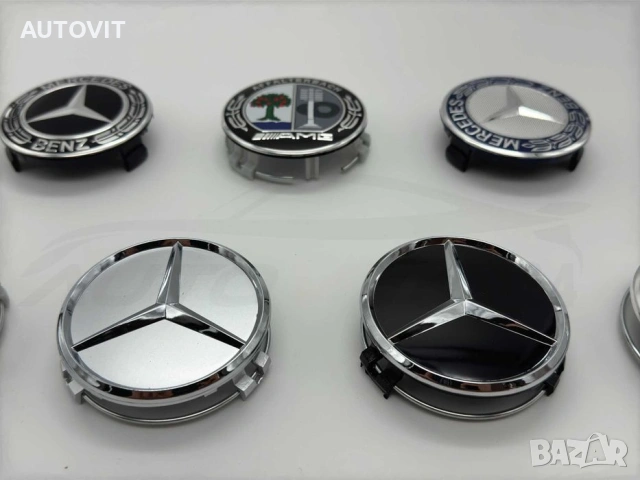 75мм Капачки за джанти Mercedes AMG Мерцедес, снимка 5 - Аксесоари и консумативи - 55005984