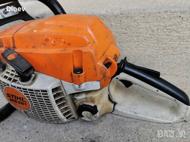 професионална резачка моторен трион STIHL MS 261, снимка 4 - Моторни триони/резачки - 54508818