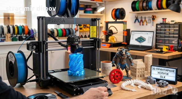 3D Принтиране на детайли, прототипи и модели по поръчка