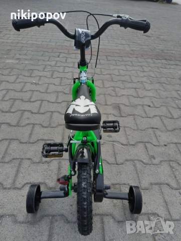 BG Детски велосипед 12" SAMURAJ зелен, снимка 9 - Велосипеди - 54334116
