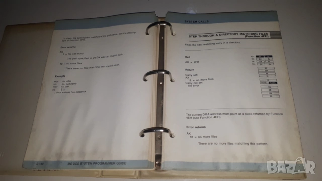 Стар наръчник на Olivetti "MS-DOS System Programmer Guide", снимка 11 - Специализирана литература - 54193837