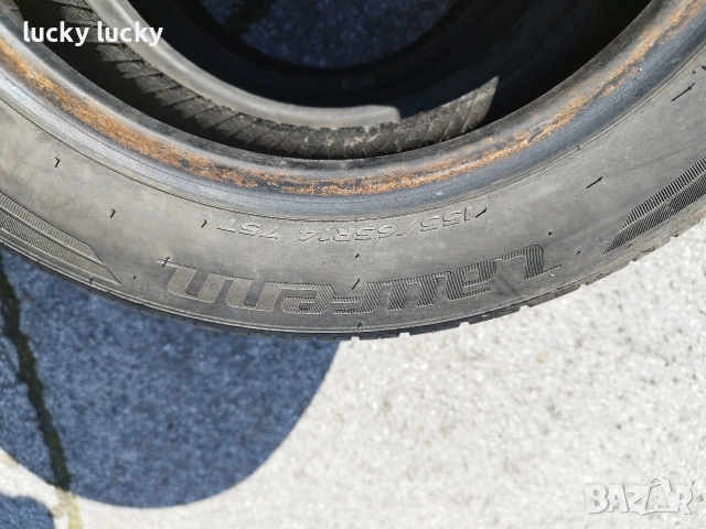 155/65 R 14 летни гуми 3 бр., снимка 2 - Гуми и джанти - 54159068