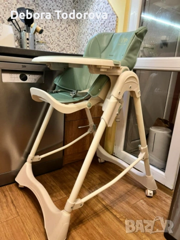 Бебешко столче за хранене Moni CHocolate, снимка 6 - Столчета за хранене - 54090268