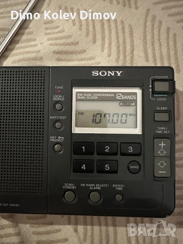 SONY ICF SW30 Stereo Радио, Транзистор. Made in Japan🇯🇵, снимка 7 - Ресийвъри, усилватели, смесителни пултове - 54989111