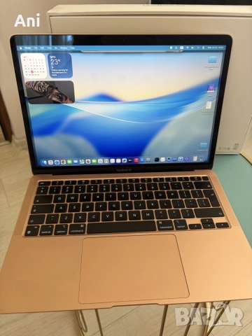 Mackbook Air M1 8/256GB 13’  Като нов, снимка 6 - Лаптопи за дома - 55382210