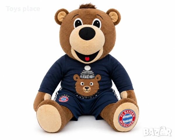 100см Огромна плюшена мечка Bayern Munich, Байерн Мюнхен