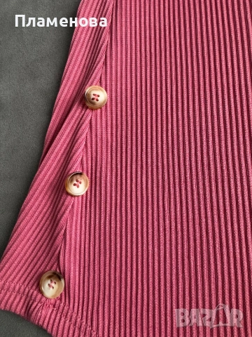 Дамска блуза / туника с къс ръкав - L, снимка 2 - Туники - 54277076