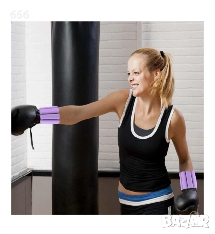 Комплект от 2 тежести за китка, снимка 3 - Спортна екипировка - 54157892