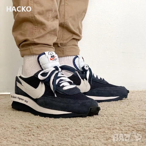 Nike x Sacai x Fragment Design LD Waffle Номер 42 Стелка 26.5 см. 100% Оригинални Внос от Англия