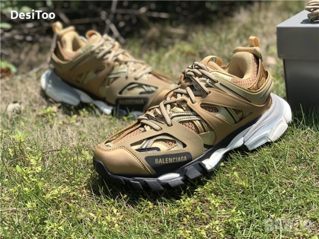 Balenciaga Track Sneaker "Camel" , снимка 5 - Маратонки - 54362599