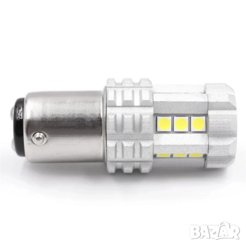LED крушки за дневни светлини DRL 1156 P21W 1157 7440 7443 – Супер ярка бяла светлина, снимка 5 - Аксесоари и консумативи - 54582452