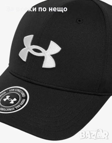 UNDER ARMOUR Blitzing Low Adjustable Cap Black/White Черна Шапка С Козирка Код P2567, снимка 4 - Шапки - 54810032